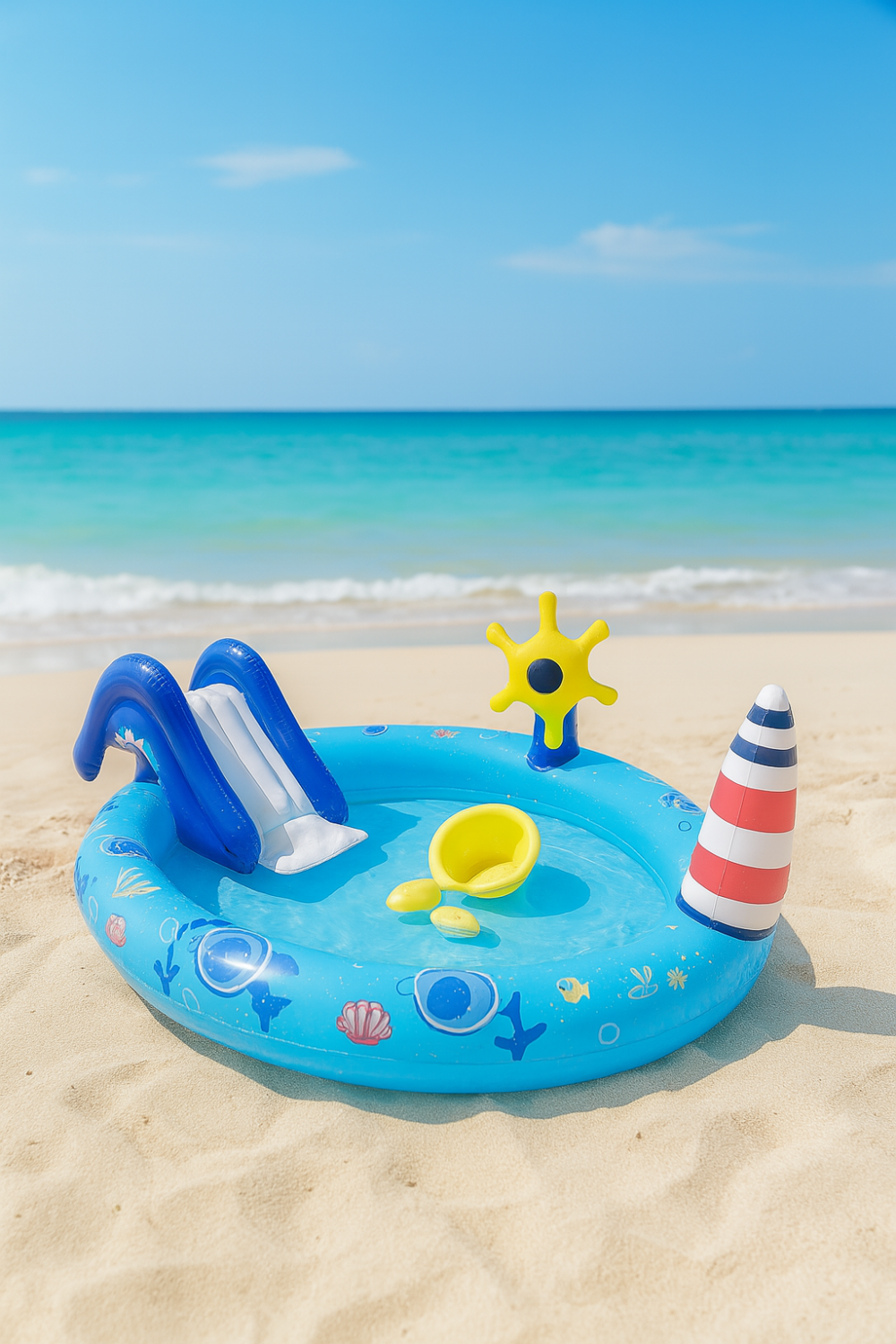 בריכת פארק מים לילדים – חוויית קיץ מושלמת ! 203*152*64