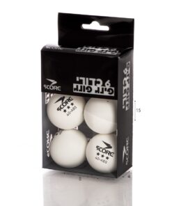 כדורי פינג פונג מקצועיים – 6 יחידות – לבן