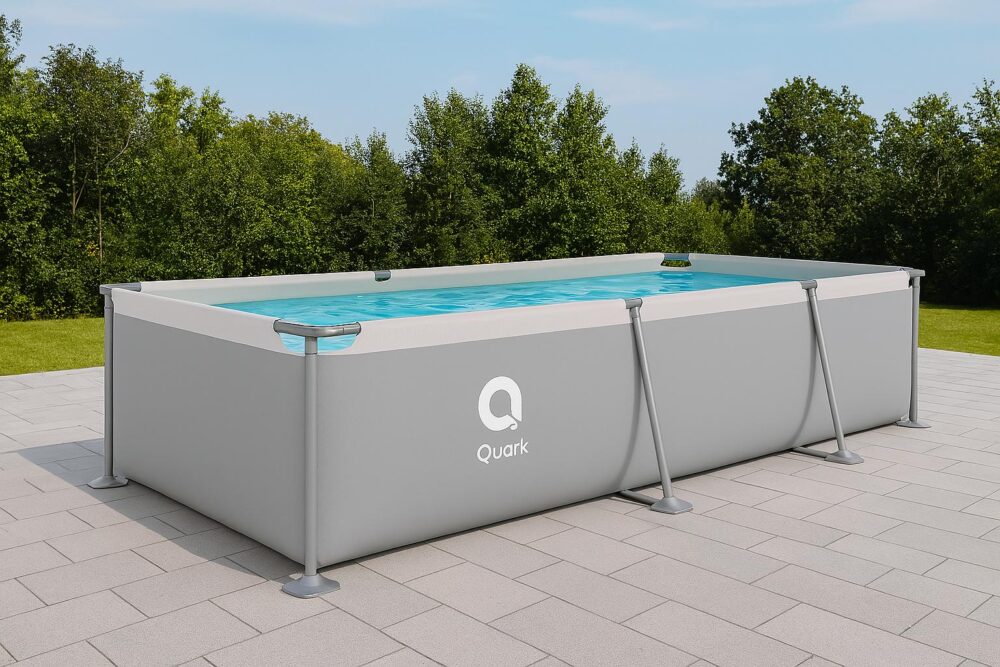 בריכת מסגרת מלבנית 300×200×66 ס"מ – חוויית קיץ מושלמת בגינה