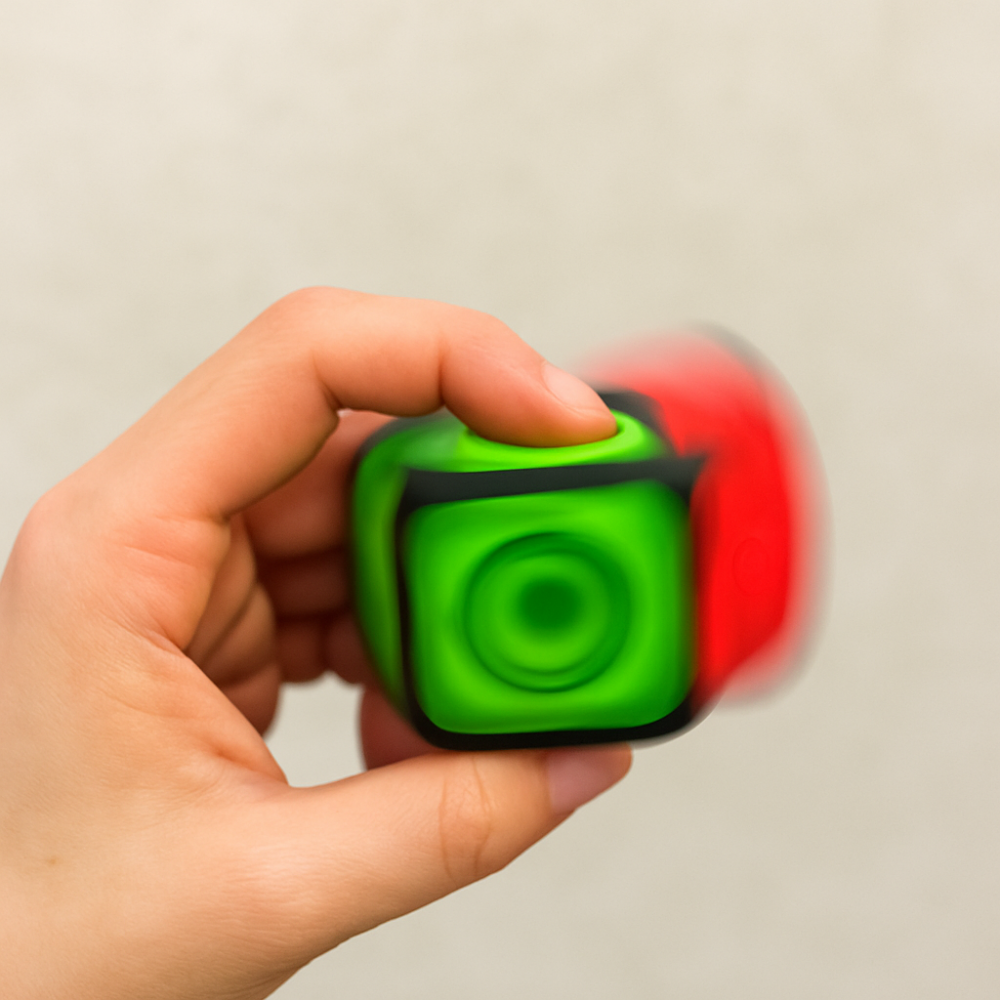 Alternative view of קוביית צבעים ספינר – משחק מהנה ומשחרר