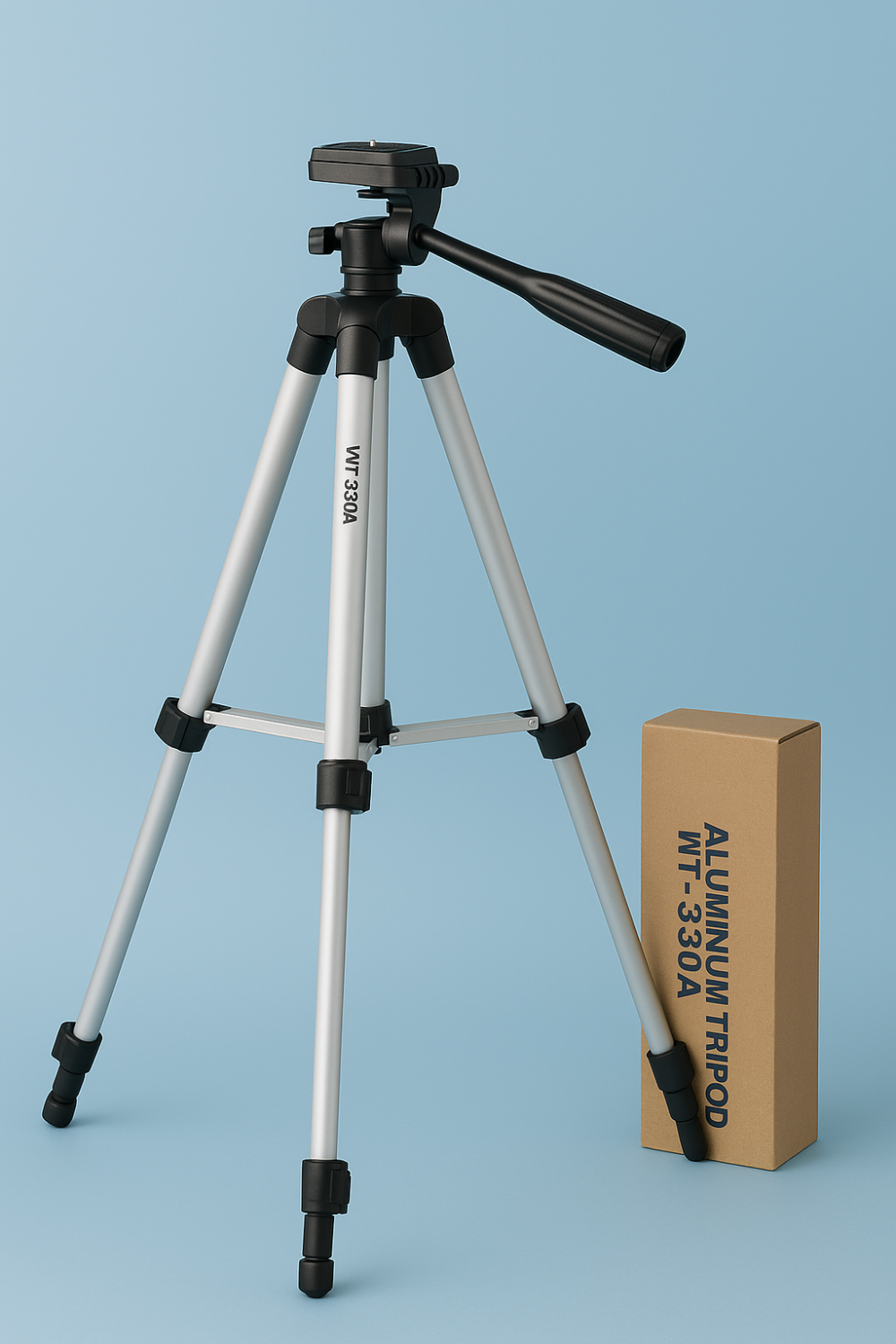 חצובה מקצועית גדולה WT-330A לצילום יציב ומדויק