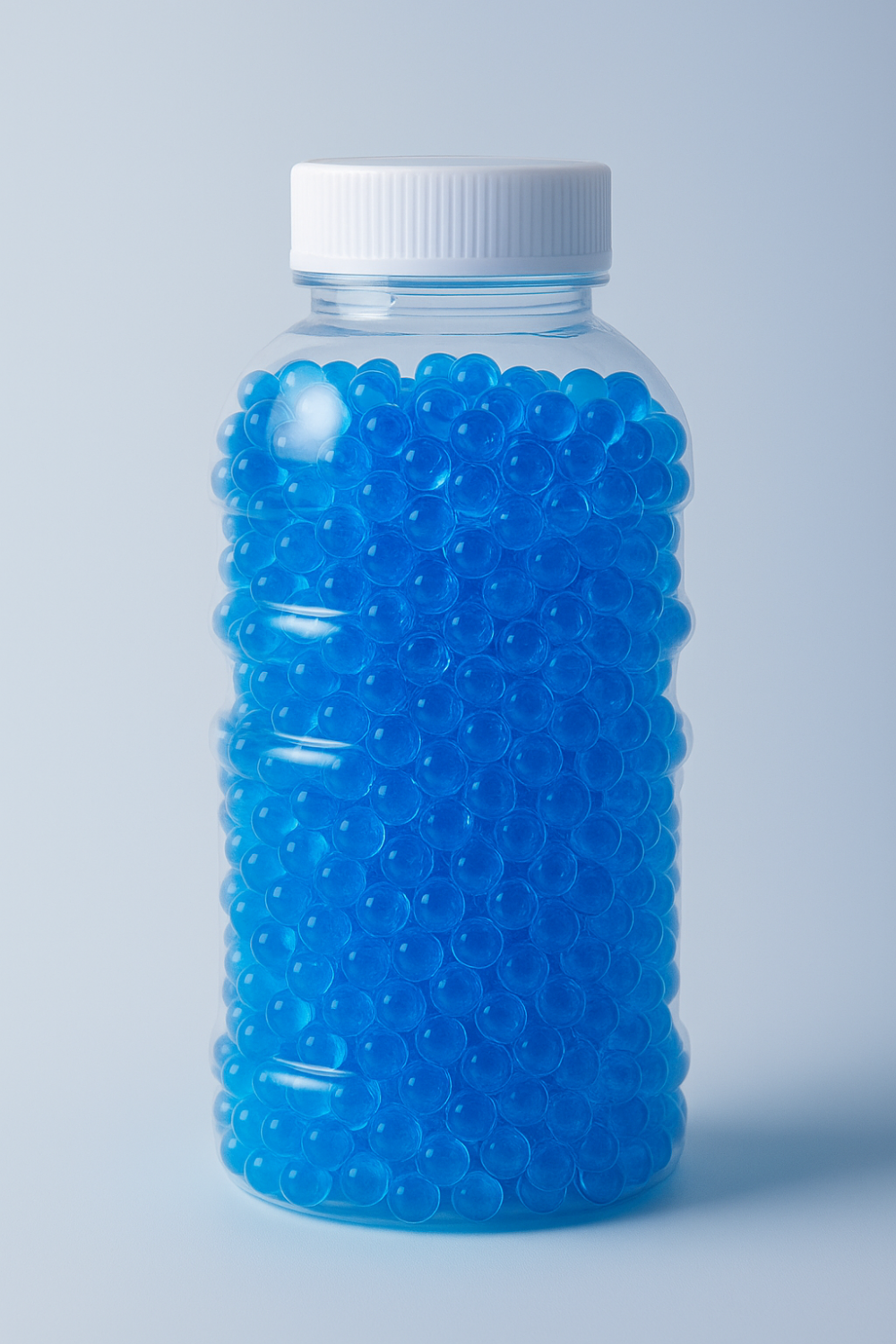 כדורים מתנפחים כחולים לרובה - 2600 בבקבוק - בקוטר 7מ"מ