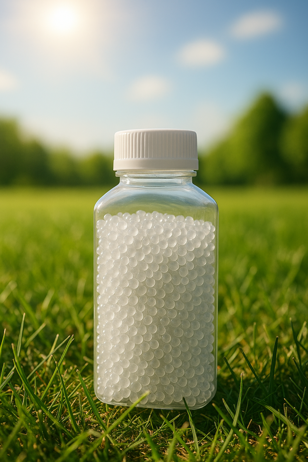 כדורי פלסטיק מתנפחים - 320 יחי בבקבוק - שקופים בקוטר 7 מ"מ – מתאים לרובה M16