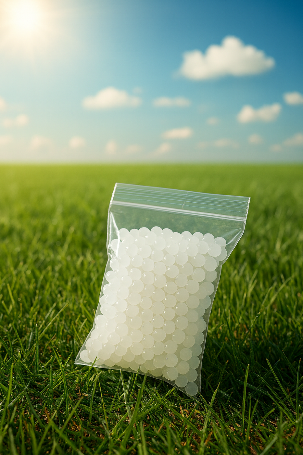 כדורי פלסטיק מתנפחים 7–8 מ"מ – 5000 יחידות לבנים