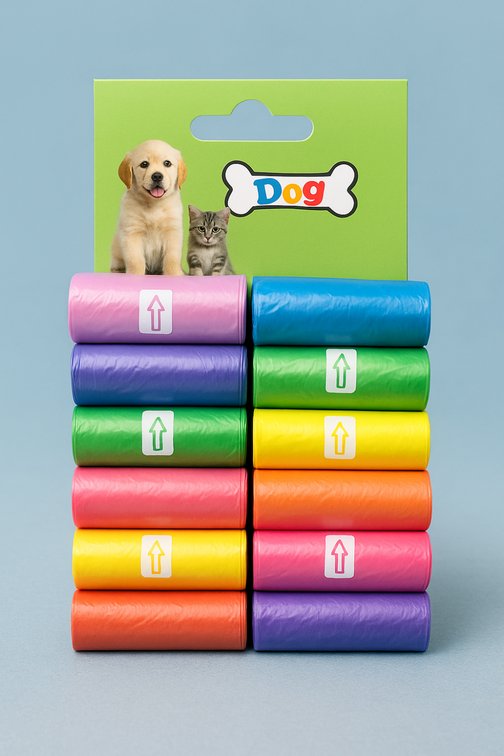 גלילי שקיות איסוף 30×13 ס"מ  - סט 12 יחי