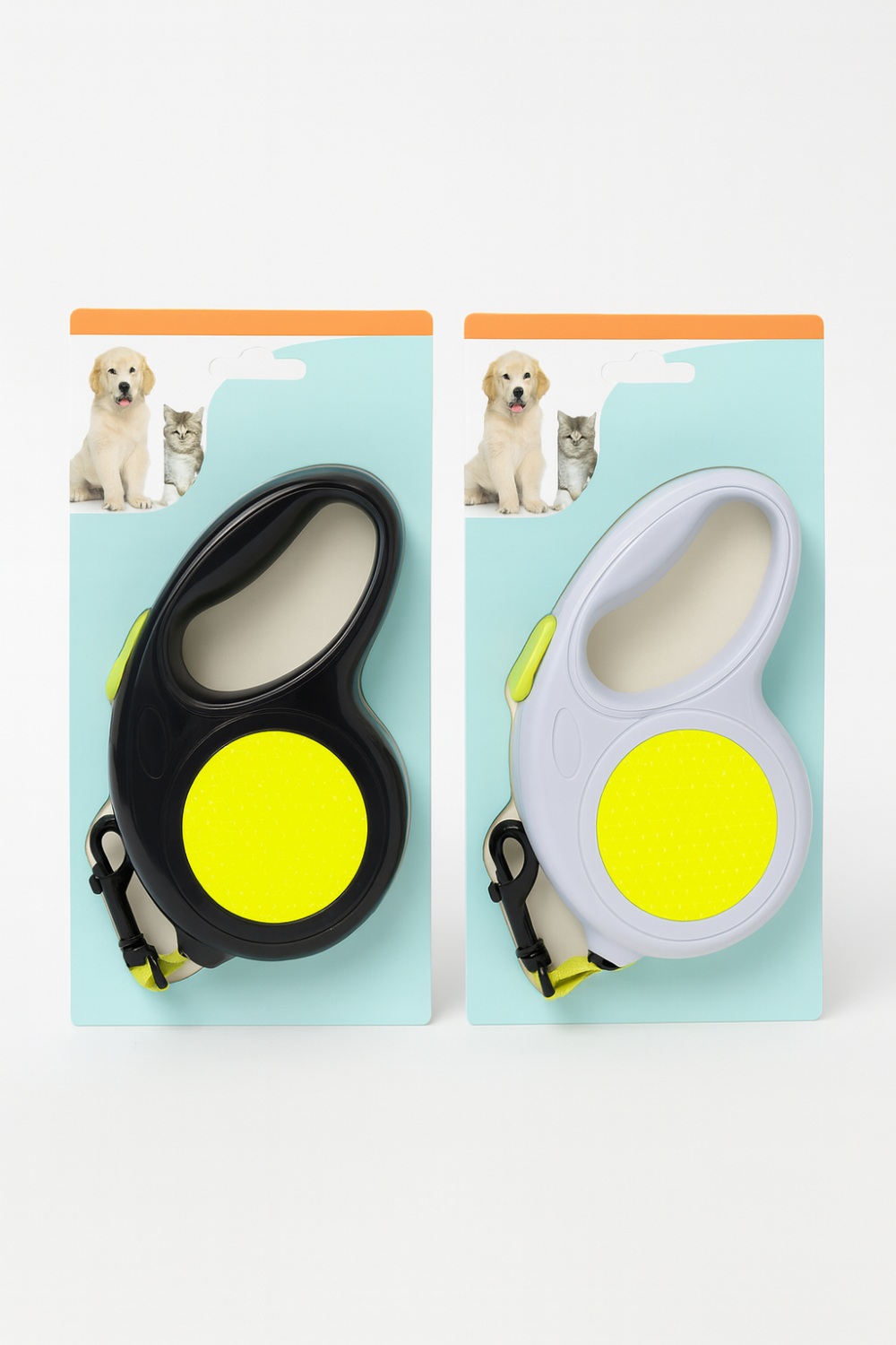 רצועה לכלב נשלפת זוהרת – 5 מטר