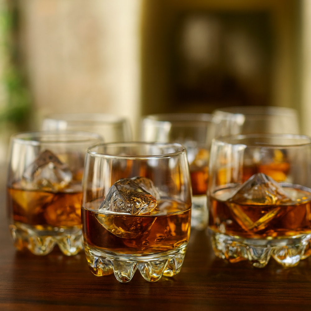 כוסות זכוכית Sylvana בנפח 315 מ"ל – איכות ועמידות - סט של 6