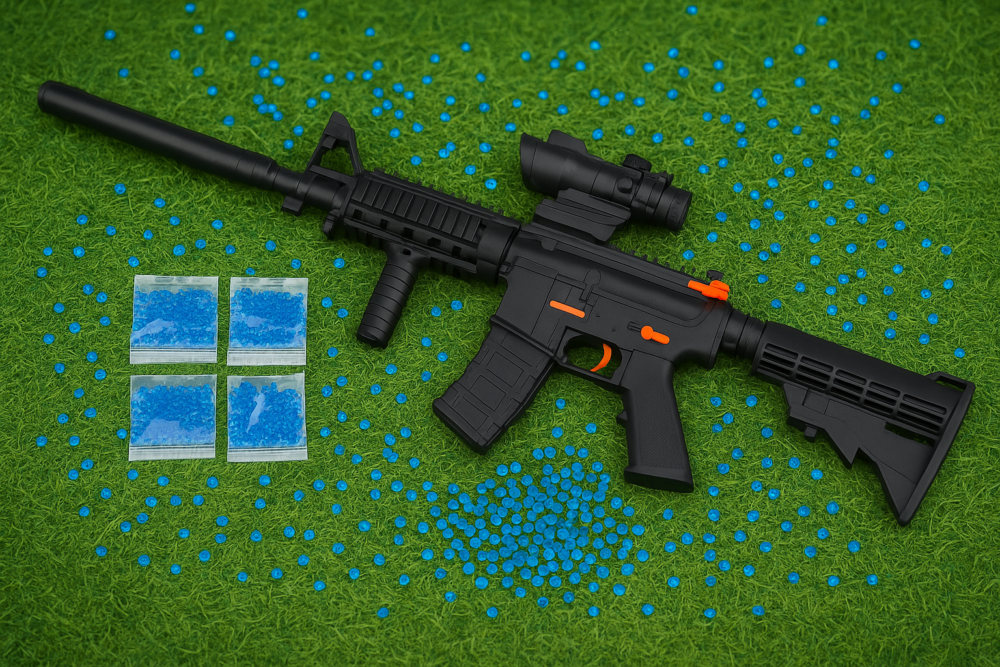 Alternative view of רובה ג'לי אוטומטי ארוך – כולל 2,500 כדורי ג'ל, סוללה וטעינה