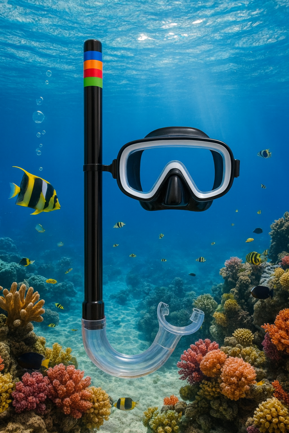 שנורקל צלילה לילדים – משקפת ושנורקל צבעוני