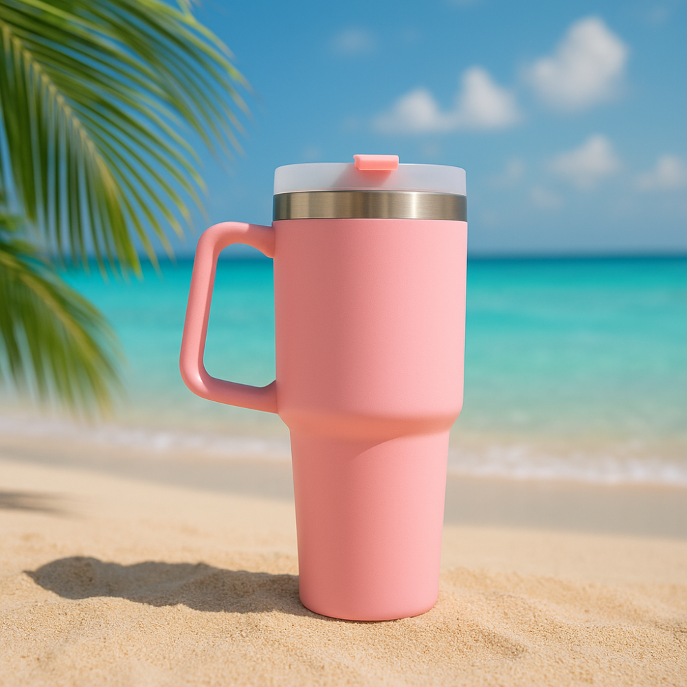 בקבוק סטנלי ורוד | בקבוק טרמי יוקרתי בנפח 900 מ"ל