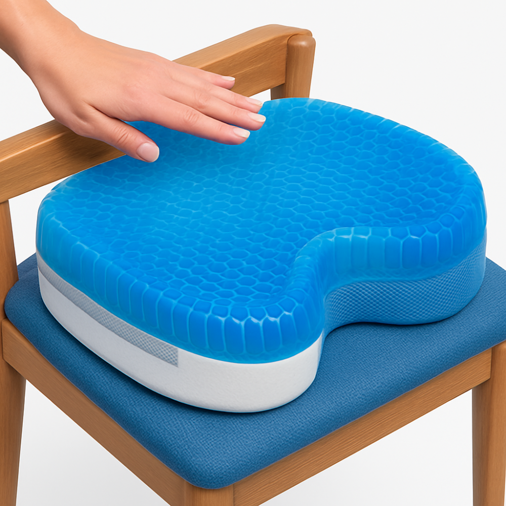 כרית ישיבה ארגונומית מג'ל – לנוחות מקסימלית בכל מצב ישיבה