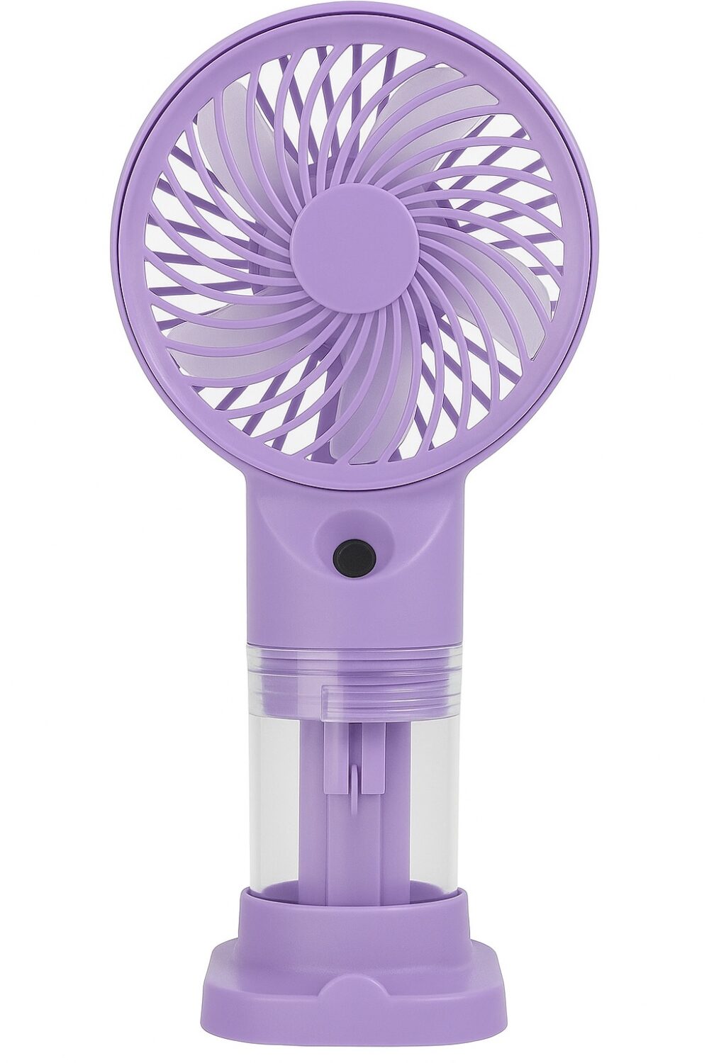 מאוורר מתיז מים סגול מיני – קירור אישי ורענן לכל מקום