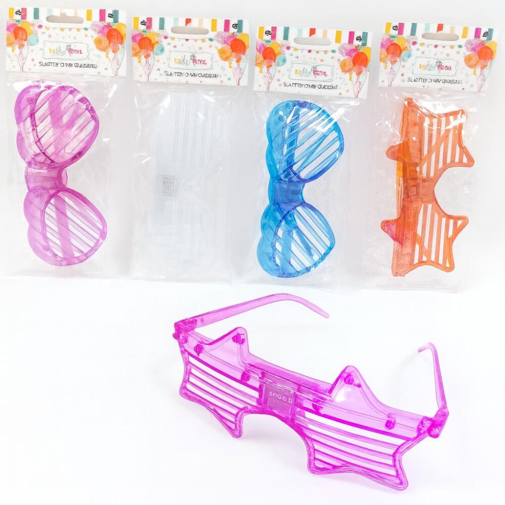 משקפי מסיבה לב / כוכב עם אור