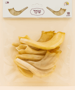 סט 10 שופרות פלסטיק טבעיים – 12 ס"מ