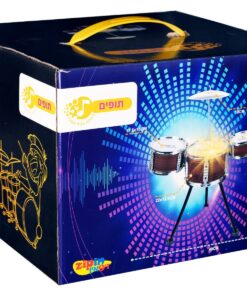 ערכת תופים לילדים – סט מוזיקלי חווייתי בקופסה