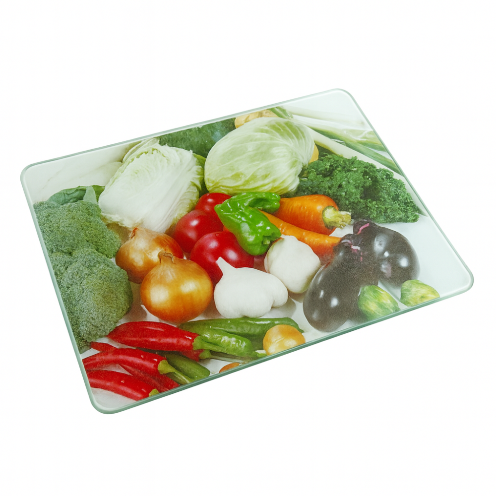 קרש חיתוך מזכוכית מעוצב – חזק, היגייני ואלגנטי