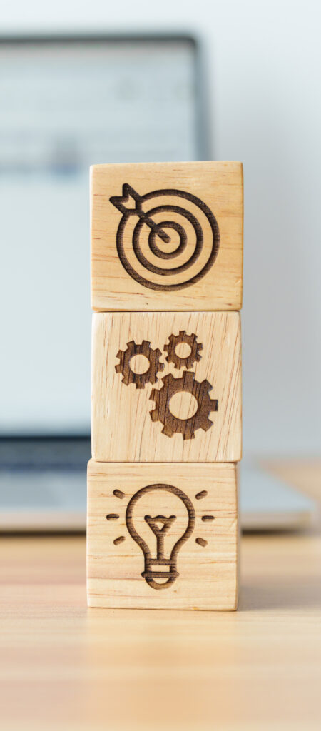 בלוק עץ עם תמונה