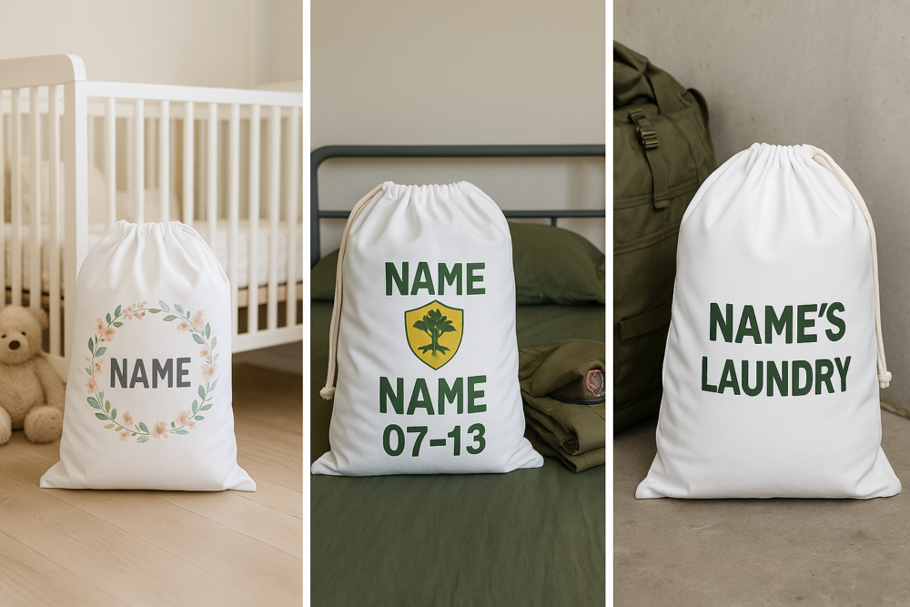 שק כביסה בהדפסה אישית