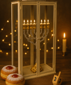 בית חנוכייה מפואר וענק – דגם על־גדול 91×24.5×55 ס"מ