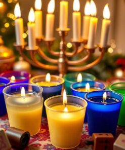 מארז 44 כוסיות שמן זית מוצק לחנוכה