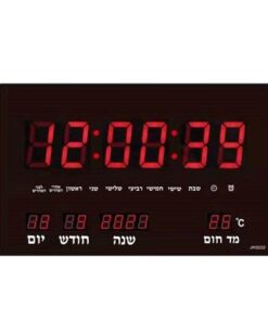 שעון קיר חשמלים תצוגת LED
