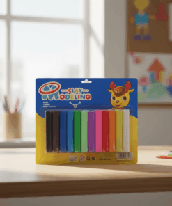 פלסטלינה – 12 צבעים רכים ליצירה מושלמת