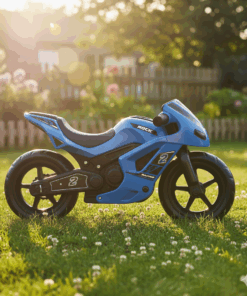 בימבה אופנוע איזון עם אורות ומוזיקה – יציבות, כיף והנאה לפעוטות - כחול