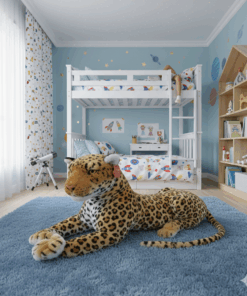 בובת נמר מנוקד 45 ס"מ | רכה, מחבקת ומרשימה במיוחד