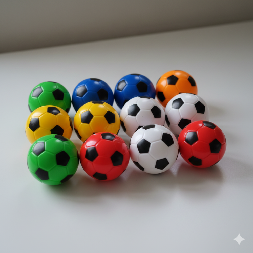 כדורגל ספוג 10 ס״מ –  רכות ובטוחות למשחק