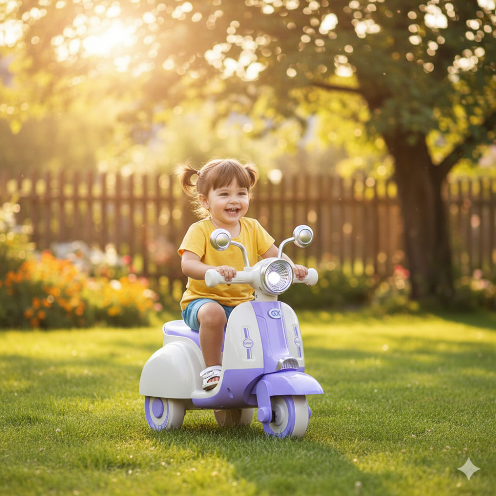 בימבה לילדים רטרו סגול בייבי – קלאסית, יציבה וקלה לנשיאה