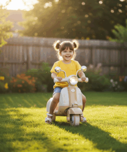 בימבה חום קפה לילדים – קלאסית, יציבה וקלה לנשיאה