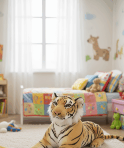 בובת טיגריס חומה 45 ס"מ | רכה, מחבקת ומרשימה במיוחד