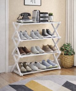 מתקן נעליים מתקפל רב־קומתי