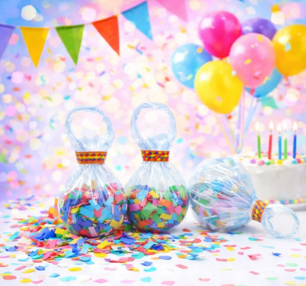 קונפטי מרהיב ללא לכלוך – סט 3 יחידות