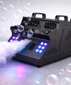 מכונת בועות ועשן LED כפולה – אפקט במה לאירועים
