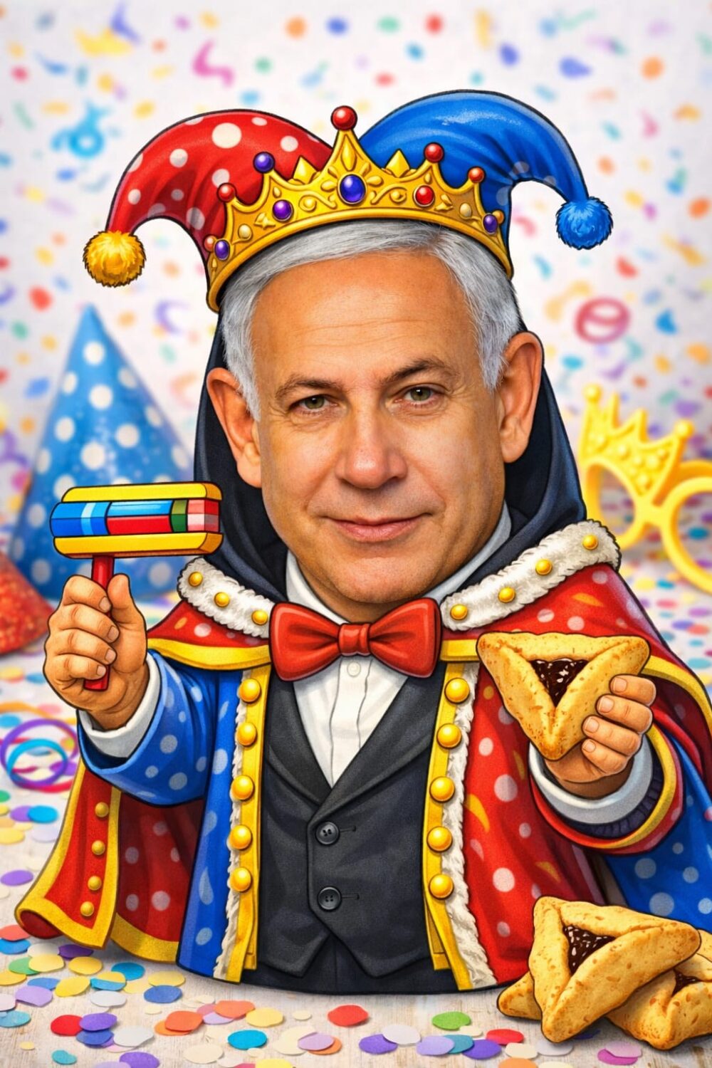 מסכת ביבי ריאליסטית בגודל אמיתי – תחפושת WOW לפורים