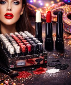 שפתון לפורים ולאיפור במה – צבע חזק, מריחה נוחה ומראה מקצועי לכל תחפושת.