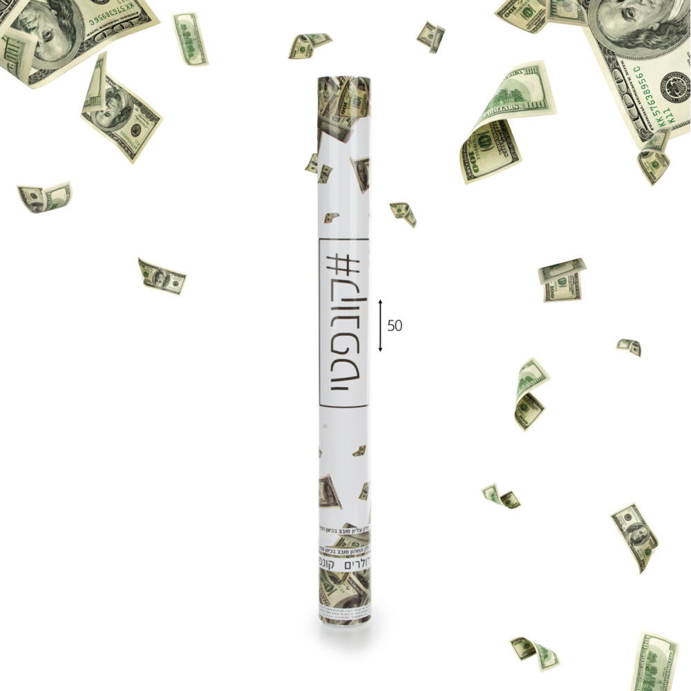 Alternative view of קונפטי דולרים 50 ס"מ לתלייה – קישוט יוקרתי ומדליק למסיבות