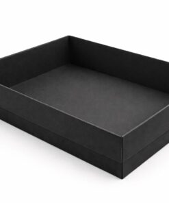 מגש וקופסא תכלת לעוגה שחור פרימיום – בסיס מושלם למארזי מתנה ועוגות