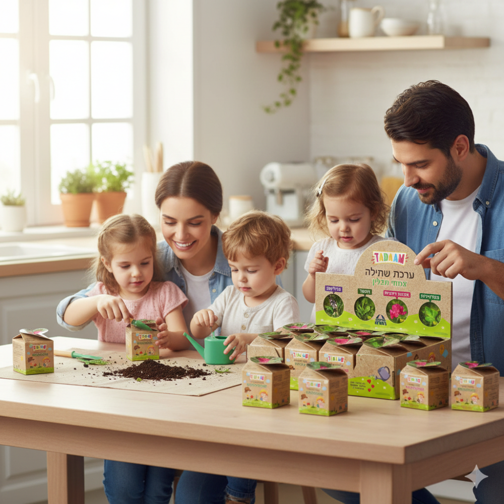 ערכת שתילה צמחי תבלין – חוויית גידול ביתית, ירוקה ומהנה