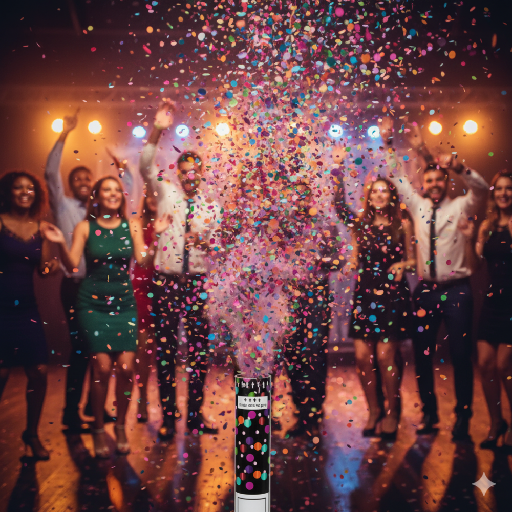 קונפטי עיגולים צבעוני 50 ס"מ לתלייה – קישוט שמח וצבעוני למסיבות