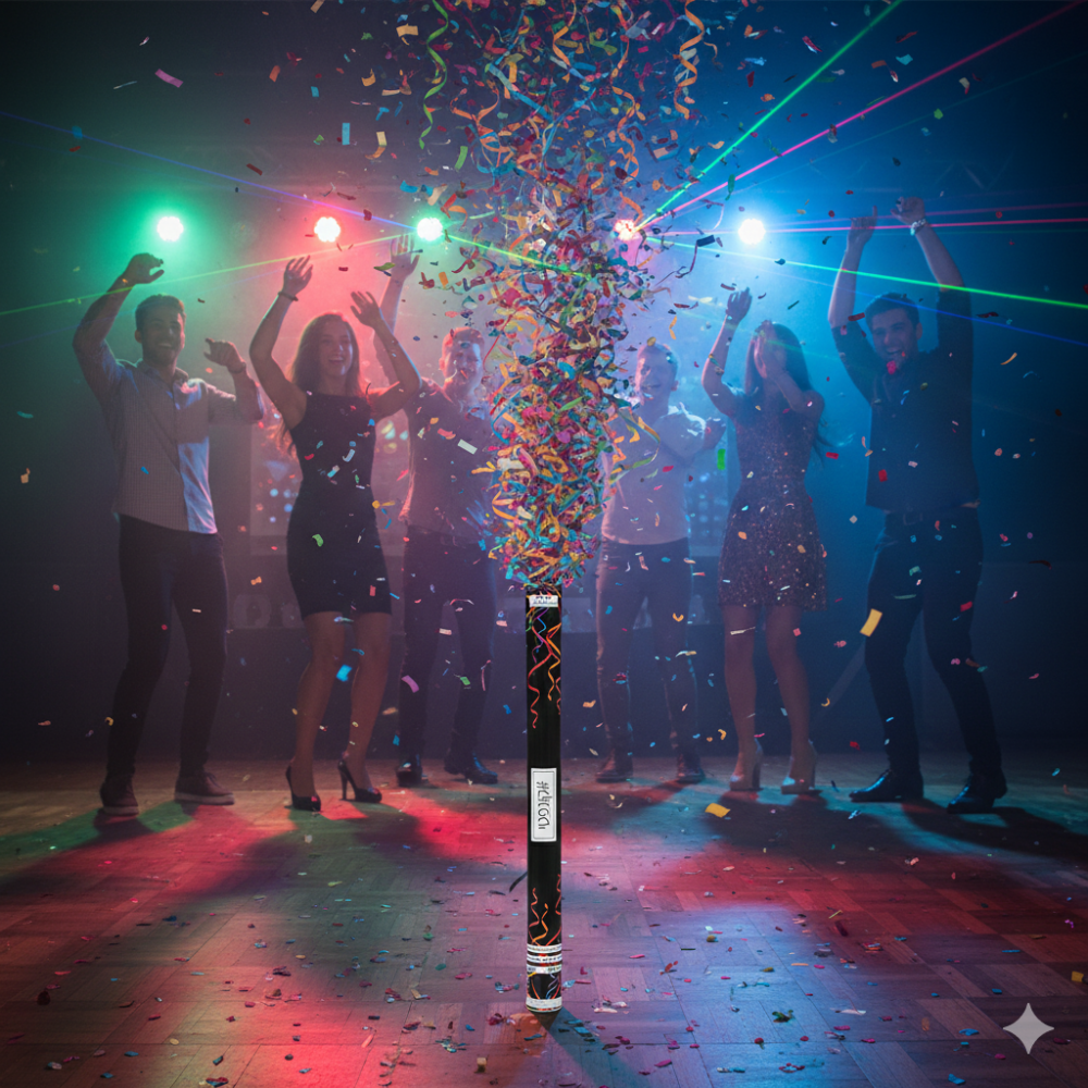 קונפטי סרטים 60 ס"מ בדיספליי – קישוט צבעוני ומרשים לתלייה