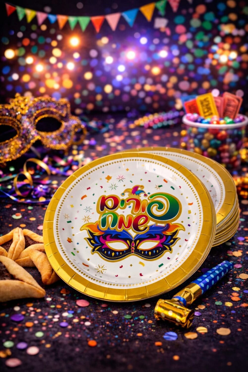 חבילת 10 צלחות נייר בקוטר 18 ס"מ