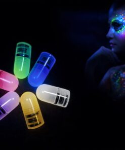 רולר ג'ל זוהר ומנצנץ ליצירת איפור גוף ופנים זוהר ומדליק