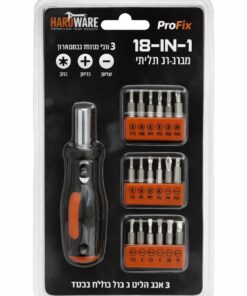ProFix 18-in-1 – מברג רב־תכליתי מקצועי לכל בית