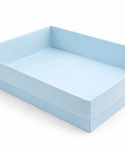 מגש וקופסא תכלת לעוגה פרימיום – בסיס מושלם למארזי מתנה ועוגות