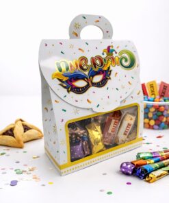 שקית נייר קלאפה לפורים (10×20×25 ס״מ)