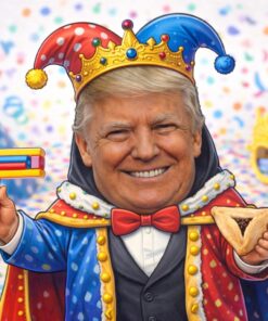 מסכת טראמפ מצחיקה – אביזר קורע לפורים, מסיבות והפתעות