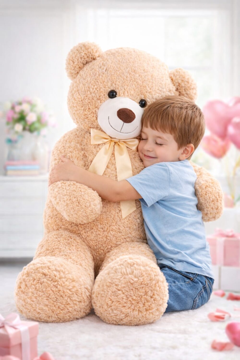 Alternative view of דובי ענק פרימיום 1.2 מטר – חיבוק שלא נגמר