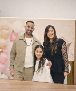 בלוק עץ 10×15 ס״מ בהדפסה אישית